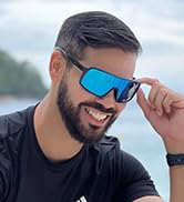 SCVCN Polarized Cycling Glasses Sport Sunglasses MTB BMX Men Women Running Driving Fishing Golf