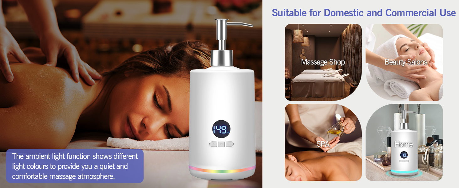 Body Lotion Warmer Dispenser Heated Mac