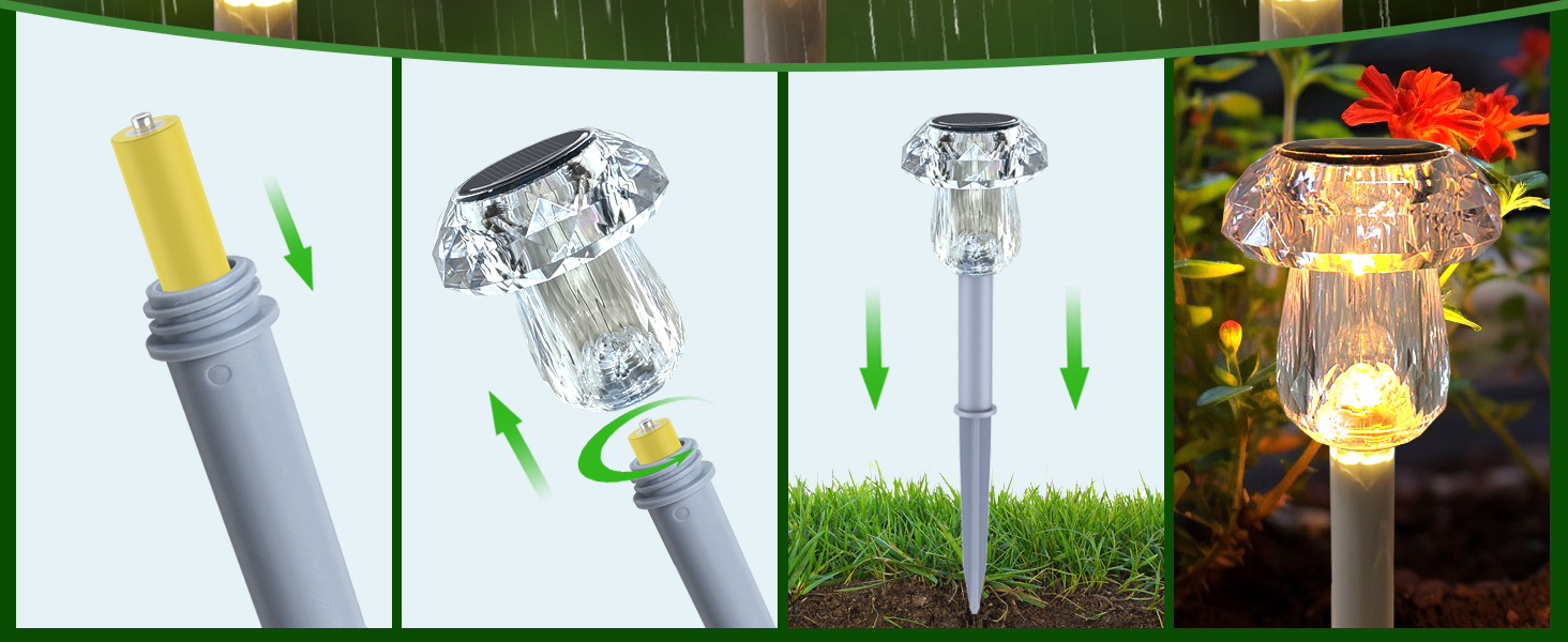 outdoor pathway lights waterproof