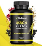Nuboost Maca Blend - 1000 mg 200 cápsulas - Maca Peruana - Maca Negra, Maca Roja y Maca Amarilla ...