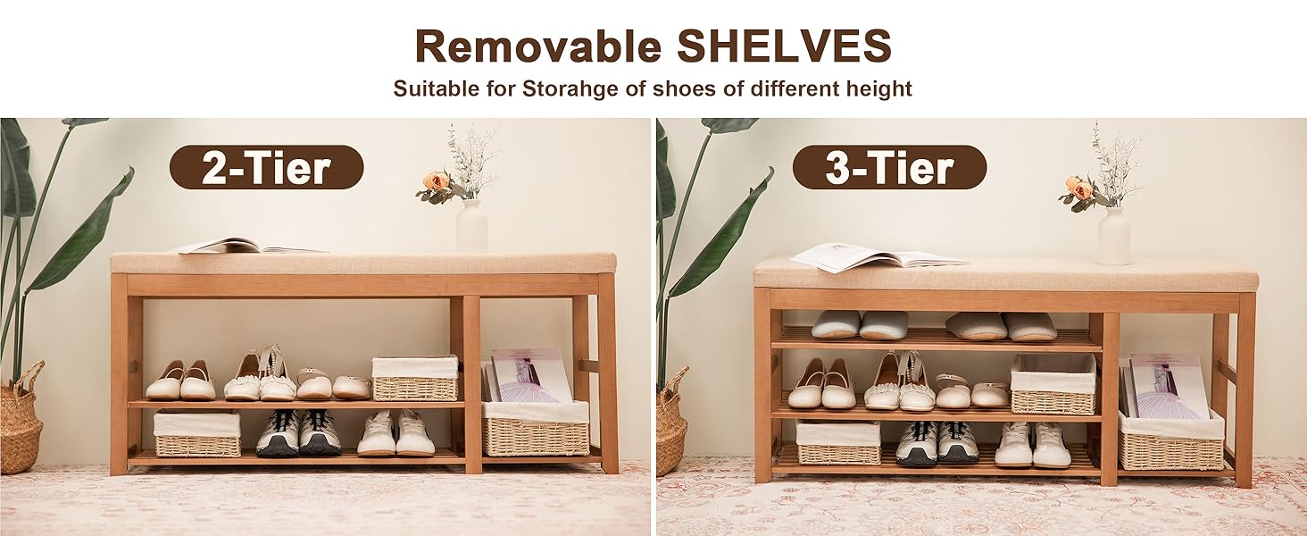 removable shelves