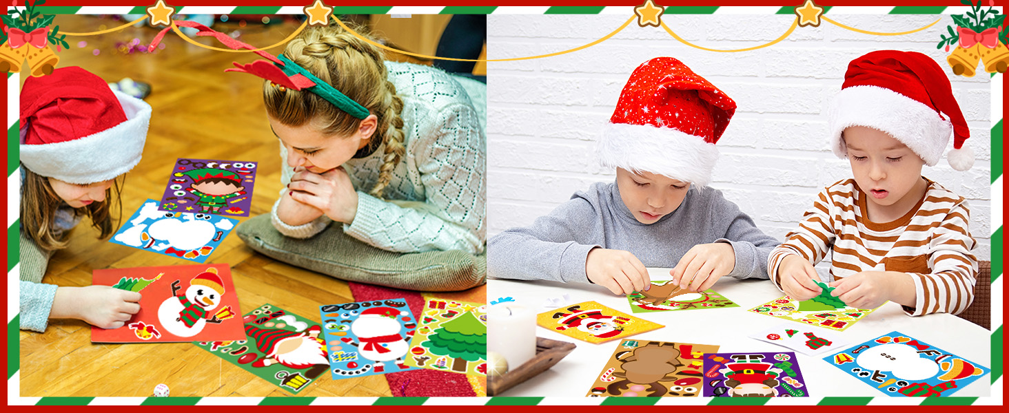 Make Your Own Christmas Stickers