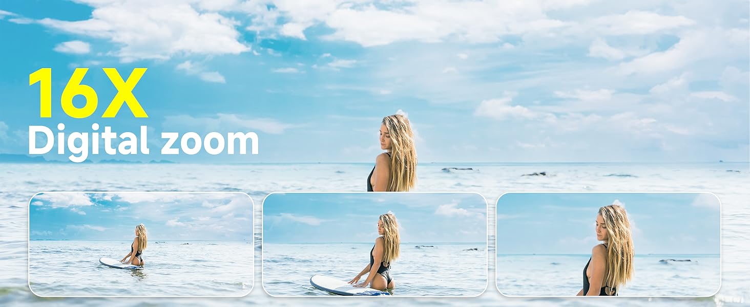 16x Digital zoom camera for teen