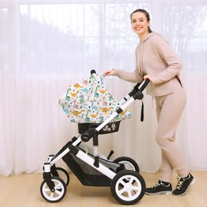 colours dinosaur print stroller carseat canopy cover