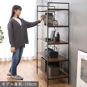 Amazon｜アイリスオーヤマ オープンラック 幅約80×奥行約43×高さ