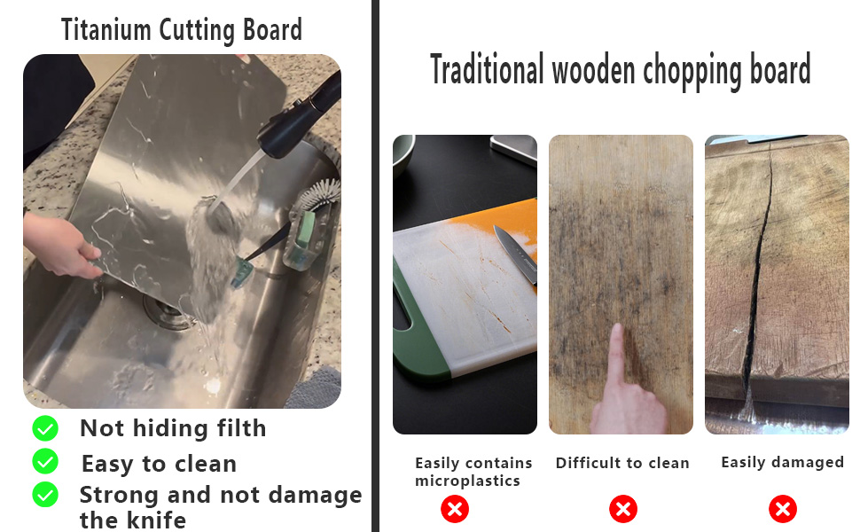 Titanium Cutting Board for Kitchen