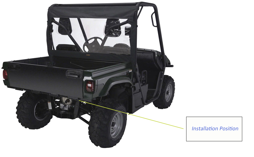 BIGLKNM Black Gate Tailgate Hinge Plates with Stainless