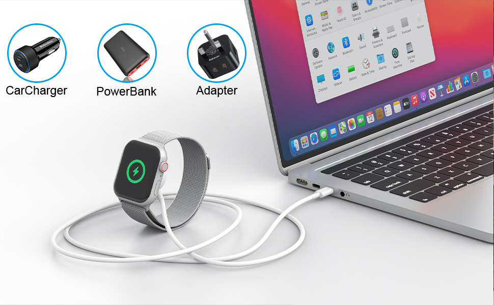 Wireless Watch Charger for Apple Watch Compatible with iWatch Series
