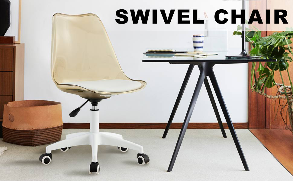 Modern Home Office Desk Chairs, Adjustable 360 °Swivel