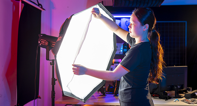 37.4"/95cm Octagonal Softbox, Quick Release Bowens Mount Softbox with Honeycomb Grid