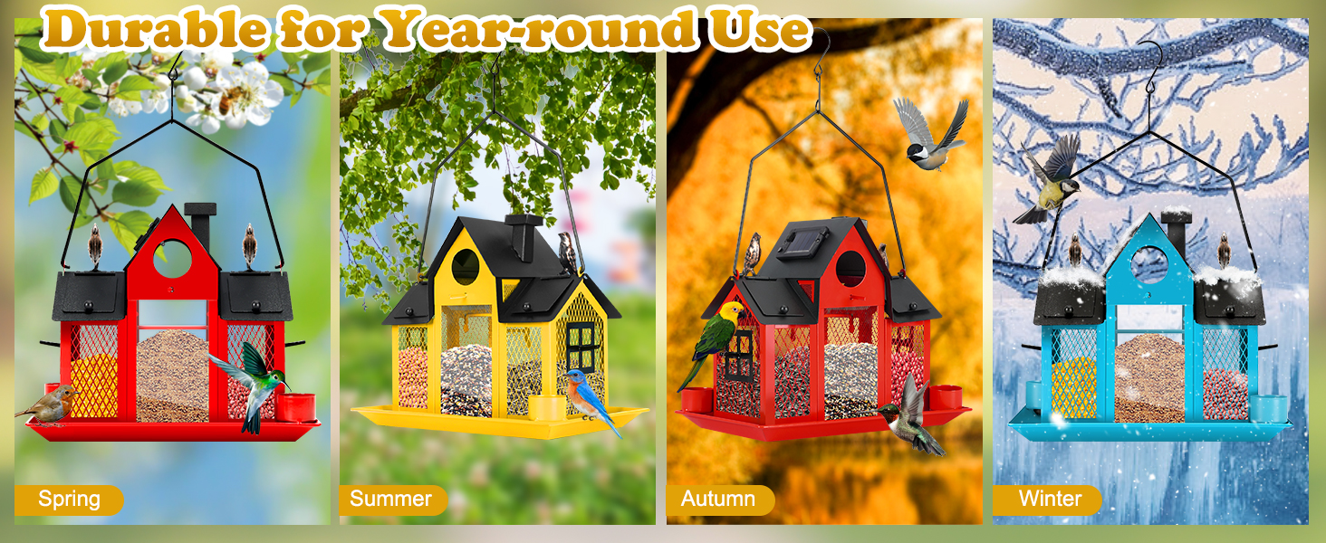 Solar Bird Feeders House