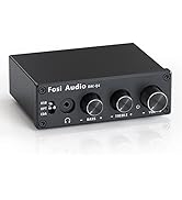 Fosi Audio Q4 Headphone Amplifier Mini Stereo DAC 24-Bit 192 KHz USB Optical Coaxial to RCA AUX D...