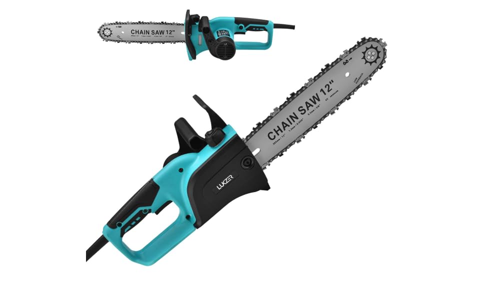 Lukzer 1200W 12inch Heavy Duty Electric Chain Saw (CS01) Self