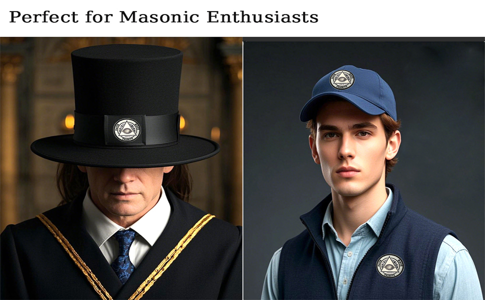 masonic embroidered patch