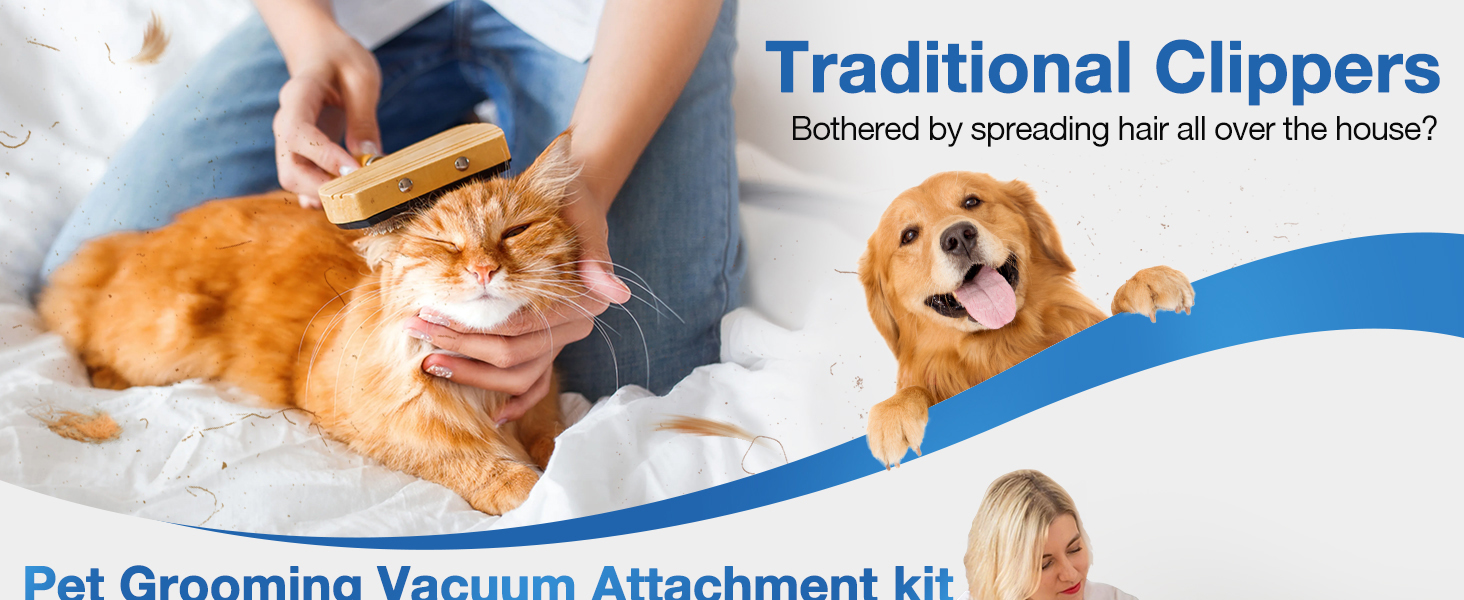pet grooming vacuum attachments