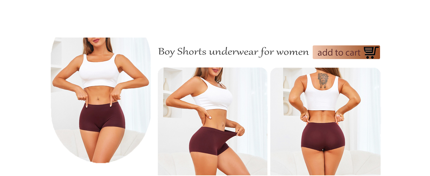 womens underwear boyshorts