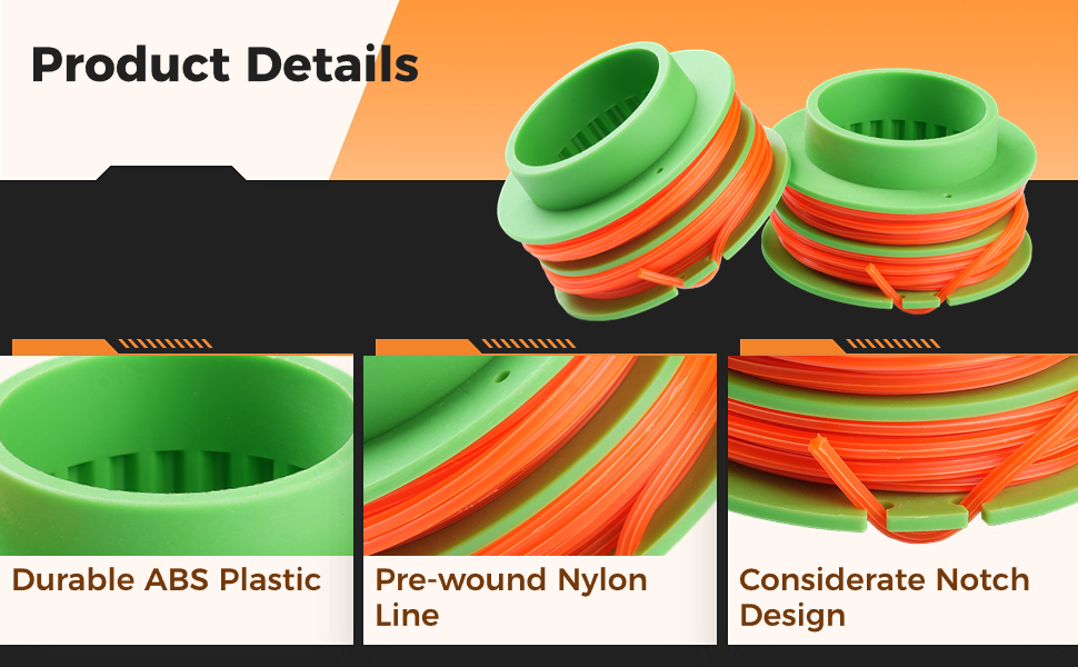 Spool & Line for EGO Weeder AS1300 ST1500 ST1500S ST1502