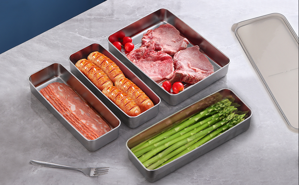 Bacon storage container for fridge