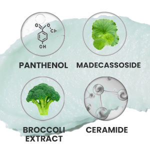 Skin protection and soothing from high temperature
