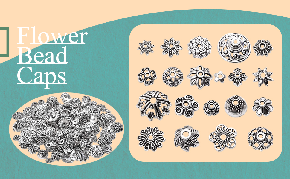 flower spacer beads