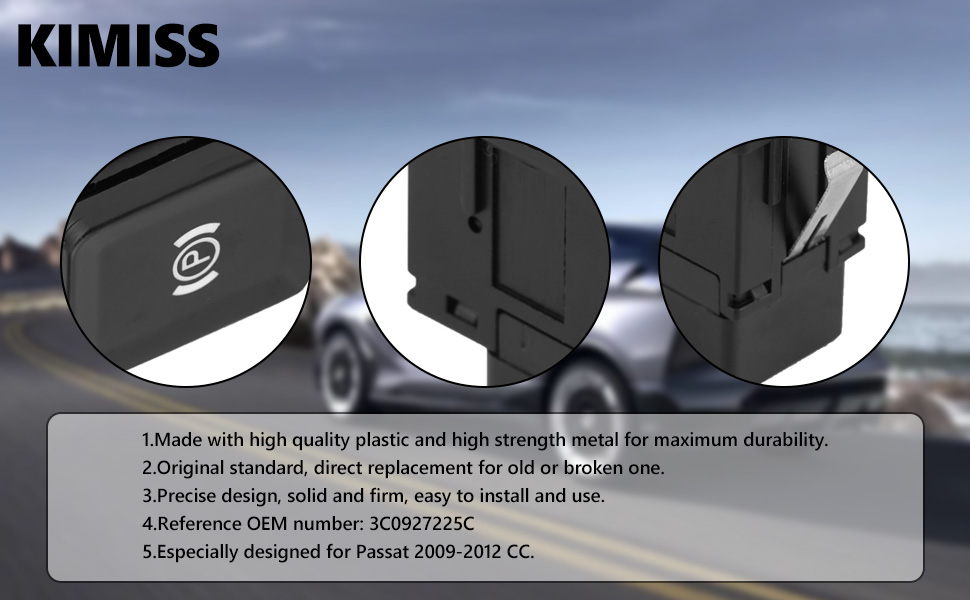 Car Electronic Parking Switch 3C0927225C,KIMISS Car Parking Switch