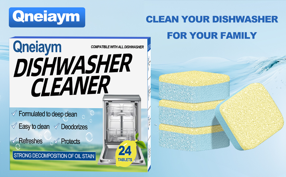 Dishwasher Cleaner and Deodorizer Tablets