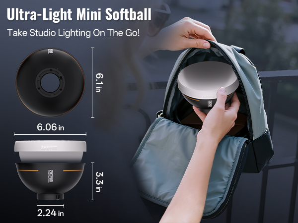 Amazon.com : ZHIYUN Mini Dome Diffusion Softbox ZY Mount