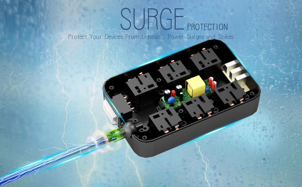 Protect Your Devices From Lightning, Power Surges and Spikes