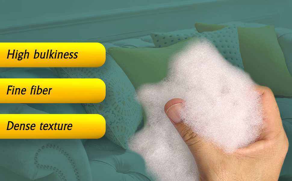 leatherooze Polyester Fiber Fill, Premium Fiber Fill