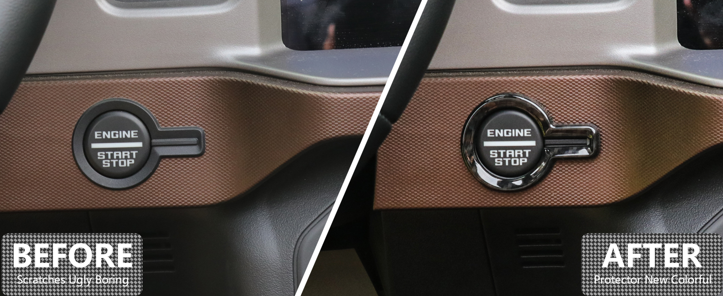 Push to Star Button Cover for 2021+ Ford Bronco