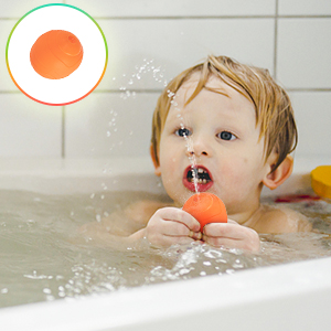 Baby Bath Toys, 7 Pcs Magnetic Fishing Game Set with 3 Light Up Fishing Toys, 1 Wind Up Duck/Fishing Net/Rob/Squirt Ball Mould Free Floating Bath Toys Gifts for 1+ Year Old Boys Girls 22 8