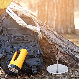 Windproof Solar Fire Starters, Sun-Powered Lighter Kit Tool