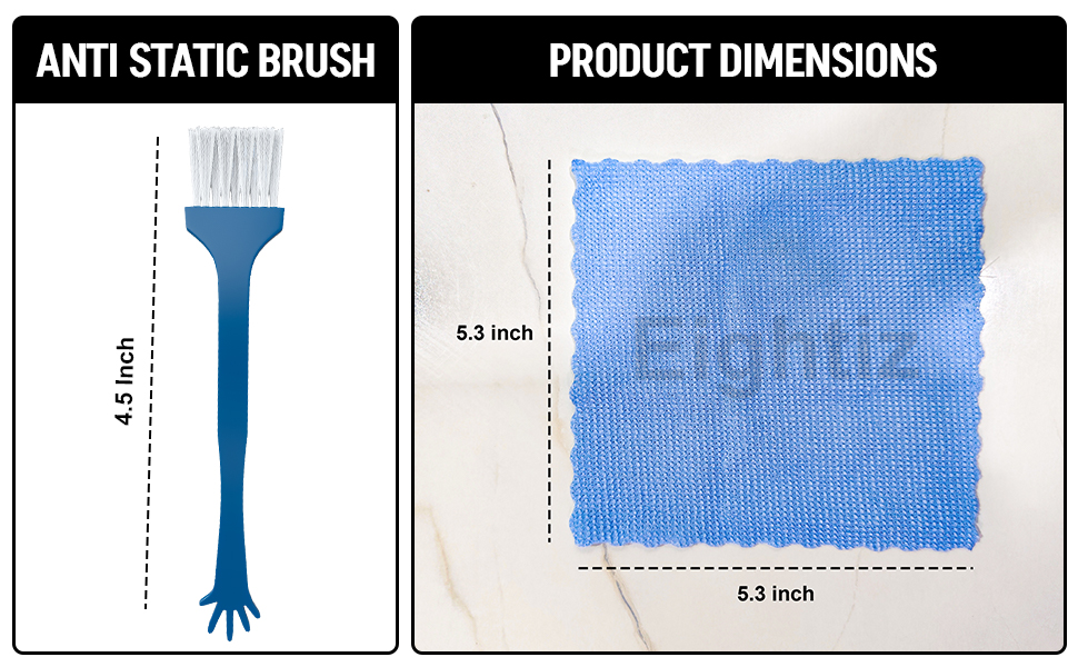 3-in-1 Screen Cleaning Kit with Soft Brush & Cloth Spray for Laptop, Electronics,Glass,Outdoor