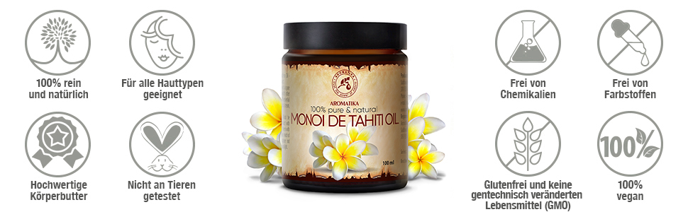 Monoi olie 50ml Bio Hair Monoi de Tahiti Prime Monoi-olie Monoi Tiare Oil Origina