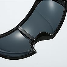 Cool Futuristic Rave Trendy Sunglasses Big