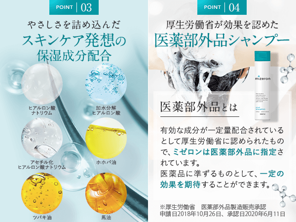 薬用　MIZERONミゼロン　スカルプ　シャンプー　トリートメント　4本セット 楽天市場】スカルプシャンプー 薬用MIZERON ミゼロン 医薬部外品