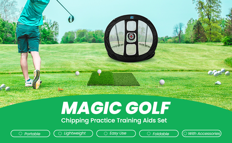 Black Chipping Practice Training Aids Set