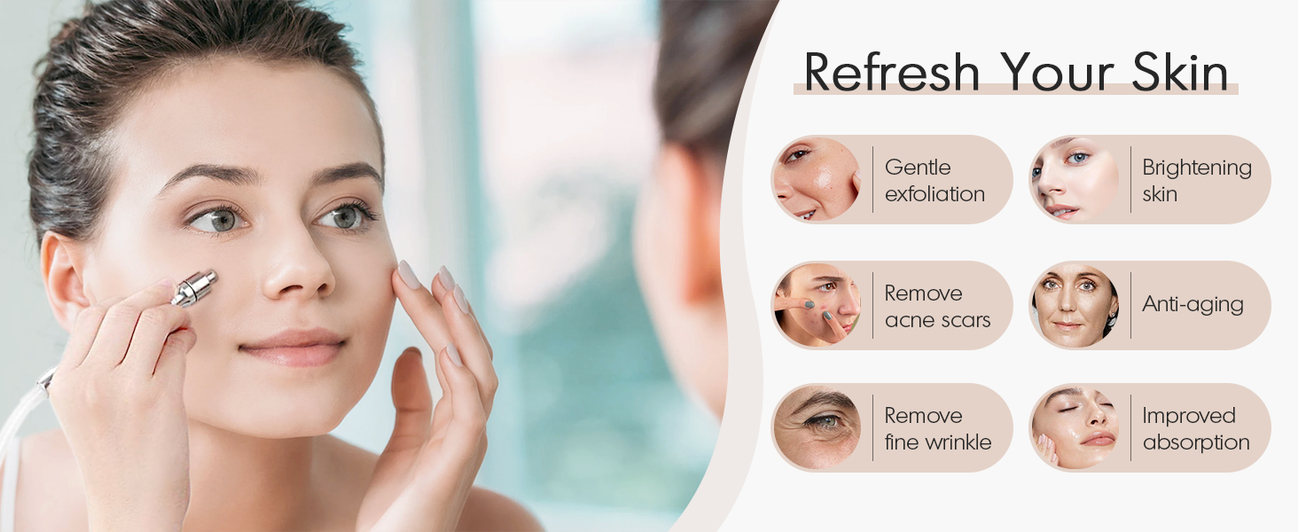 Suction Power Professional Diamond Glow Facial Machine with Spray Kit, Facial Skin Care Equipment