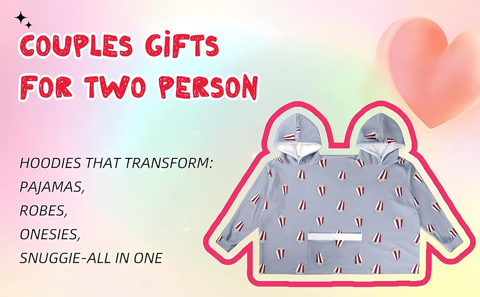 two person hoodies for couples