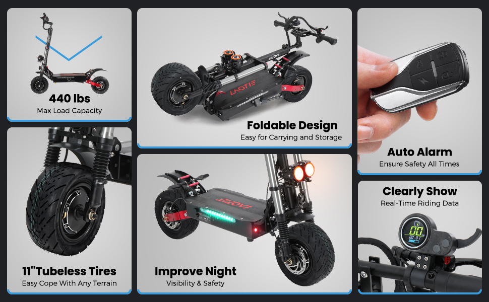 LAOTIE Ti30 Electric Scooter Adults, 5600W Dual Motors