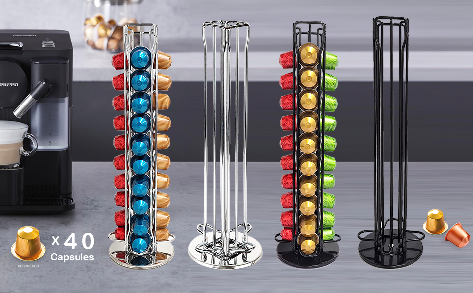 Coffee Pod Holder Coffee Pod Storage Organizer Rotating