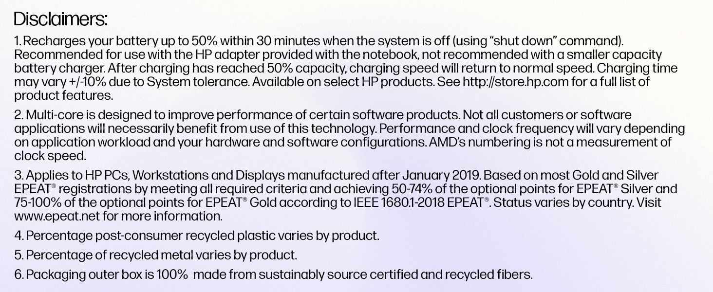 Disclaimer (without clickable links)