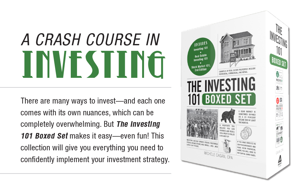 Investment books like Investing for Dummies that cover the basics of investing for beginners.