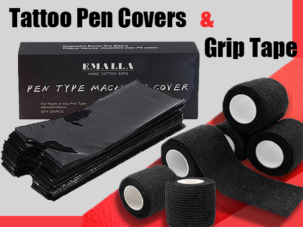 tattoo pen covers with tattoo grip tape