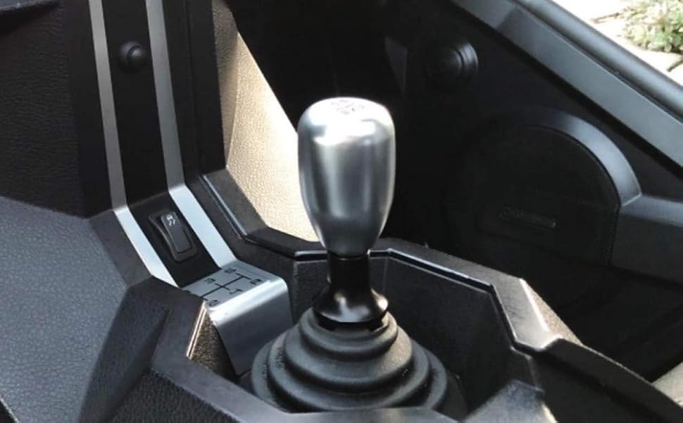 Amazon.com: iJDMTOY Silver Chrome 5-Speed Manual Shift Knob