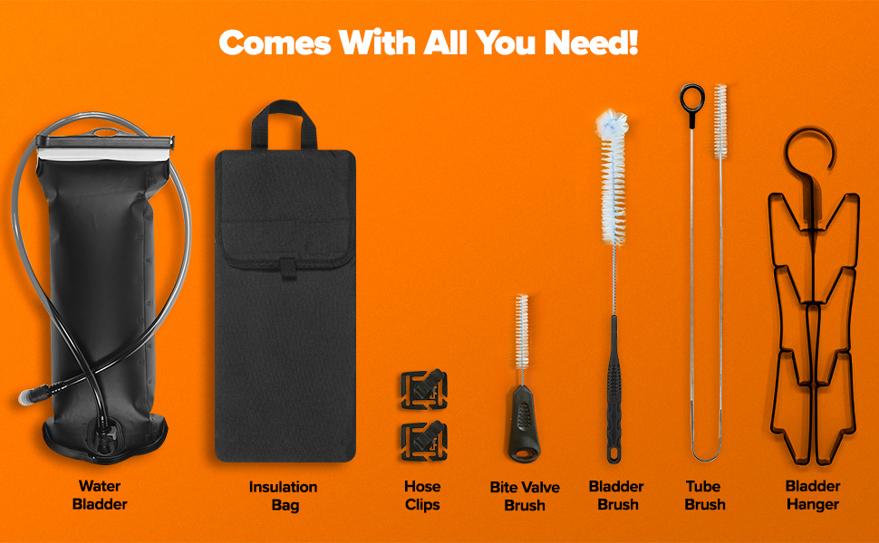 3L Hydration Bladder Water Reservoir Pack For Backpack