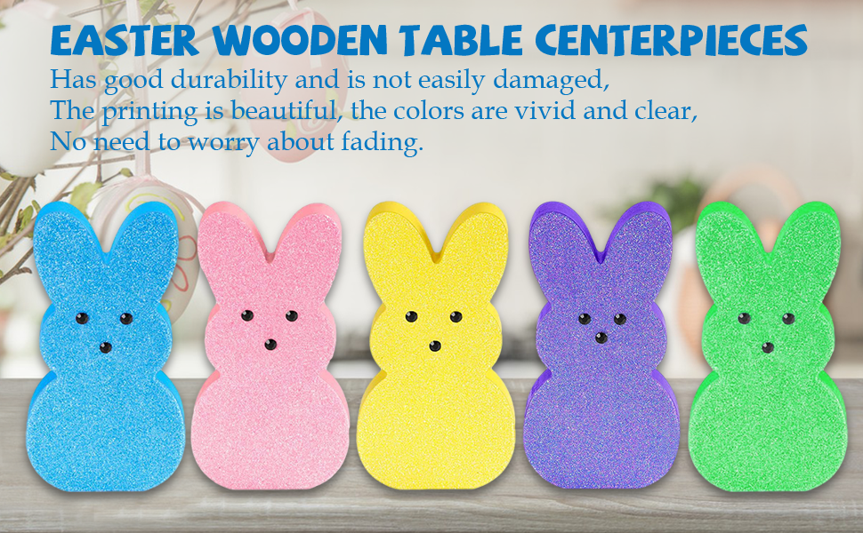 Easter Decor Bunny Signs