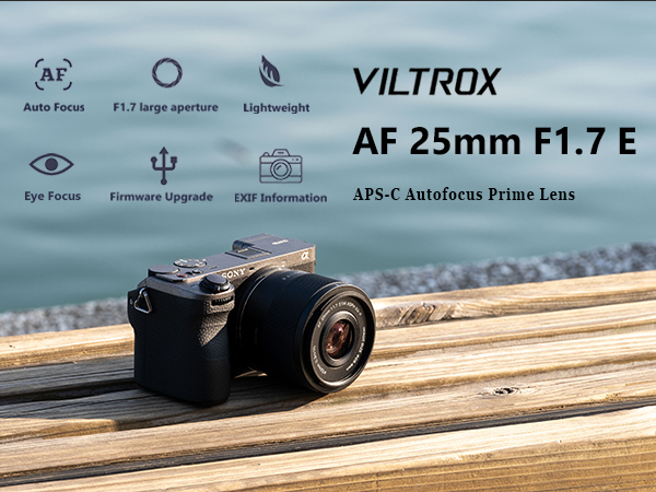 Amazon.com : Viltrox 25mm F1.7 E, 25MM f/1.7 E Mount Auto