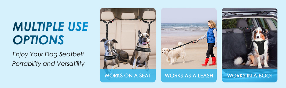 SlowTon Dog Seat Belts