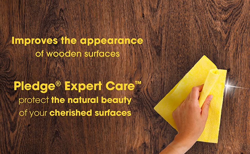 Pledge Enhancing Furniture Polish Spray, Provides Protective and Glossy